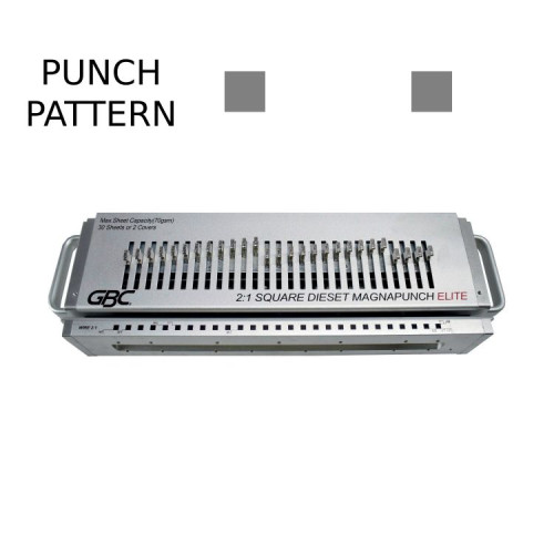 GBC 4410050 Interchangeable 2:1 Square Wire Die Set