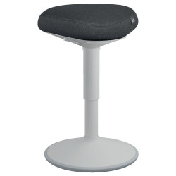Leitz Ergo Active Sitting Stool with Comfort Seat Light Grey
