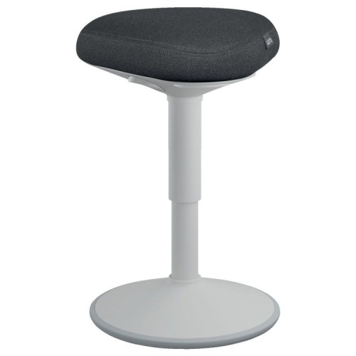 Leitz Ergo Active Sitting Stool with Comfort Seat Light Grey