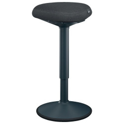 Leitz Ergo Active Standing Stool with Comfort Seat Dark Grey