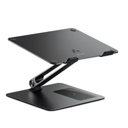 Alogic Elite Power Laptop Stand with Wireless Charger Black