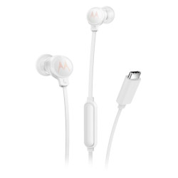 Motorola 3C-S Wired In-Ear USB-C Earbuds White