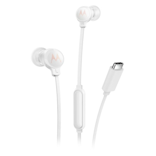 Motorola 3C-S Wired In-Ear USB-C Earbuds White