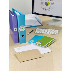 Avery L4853REV-25 51mm Removable Round Labels 25 Sheets - 15 Labels per Sheet