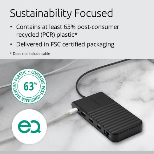 Kensington UH1500P EQ USB-C 5Gbps Triple Video Driverless Mobile Dock