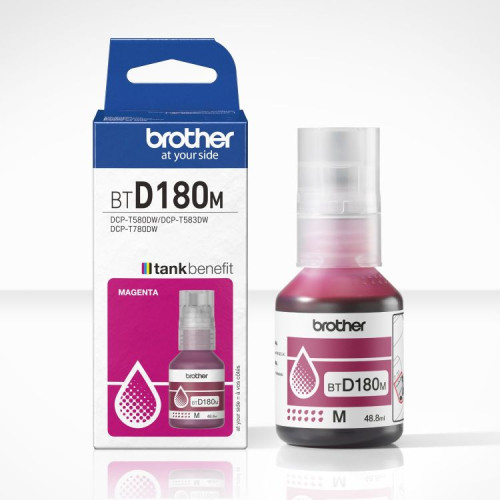 Brother BTD180M Magenta Ink Cartridge 48.8ml