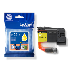 Brother LC521Y Yellow Ink Cartridge