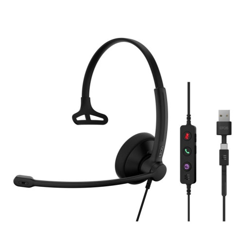EPOS Impact 100 MS Mono USB-C+A Headset