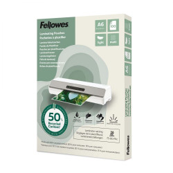 Fellowes Recycled A6 Matt Lam Pouch 100pk