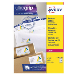 Avery L7161-500 QuickPEEL Address Labels 500 sheets - 18 Labels per Sheet