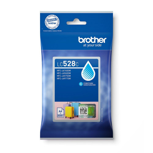 Brother LC528C Super High Yield Cyan Ink Cartridge
