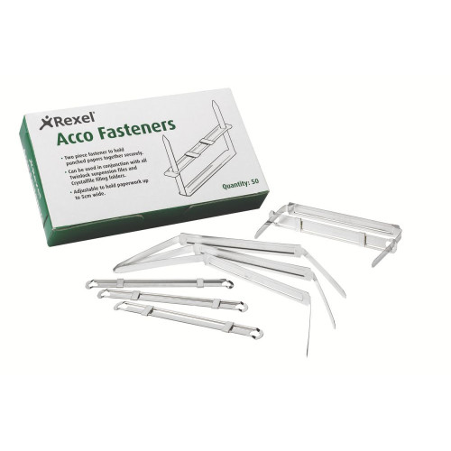 Rexel Fasteners 80x50mm Pack of 50