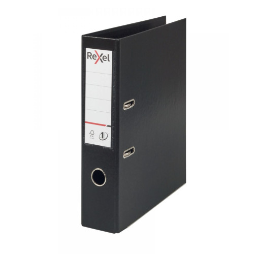 Rexel Choices A4 PP Lever Arch File 75mm black