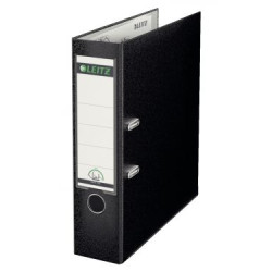 Leitz Lever Arch File Plastic Black Pack of 10