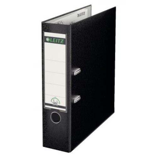 Leitz Lever Arch File Plastic Black Pack of 10