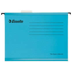 Esselte Classic Reinforced Suspension File Blue Pack of 25