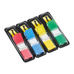 Post-it Pack of 140 Index Flags Repos 12x43mm 4x35 Tabs Assorted Colour