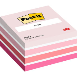 Post-it Note Cube 76x76mm 450 Sheets Pastel Pink 2028P
