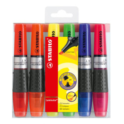 STABILO LUMINATOR Highlighter Pack of 6 Assorted colours