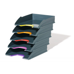 Durable VARICOLOR ECO Stackable Document Filing Letter Tray PK5 A4