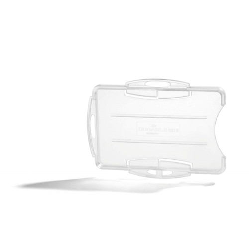 Durable DUO 2 Card Security Pass ID Badge Holders PK10 Clear