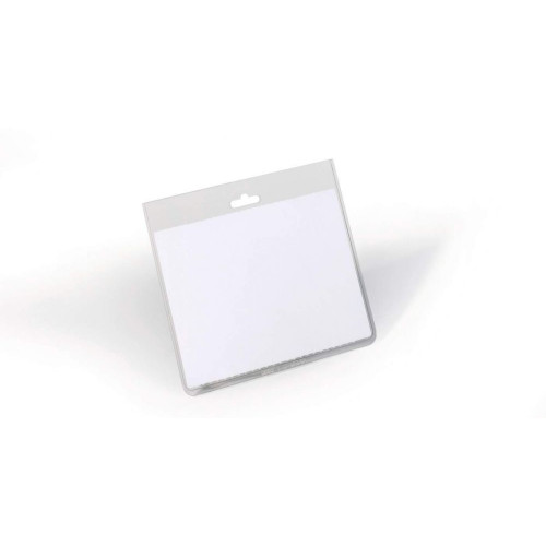 Durable Name Badge ID Card Holders with Insert Cards PK20 60x90mm