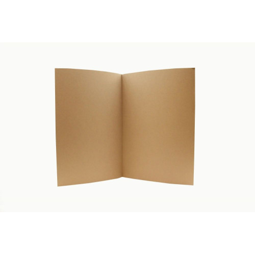 Exacompta Guildhall 100PK Square Cut Folder Foolscap 315gsm Buff