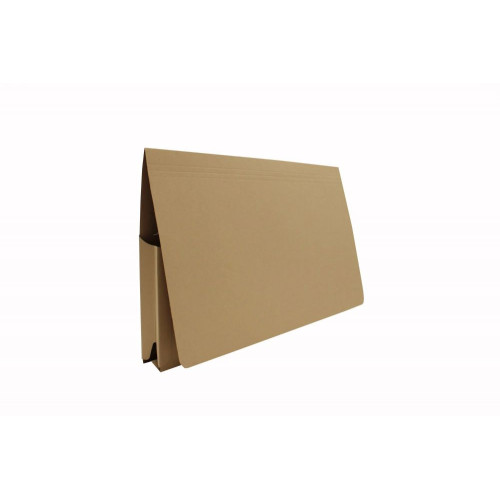 Exacompta Guildhall 50PK Full Flap Document Wallet 315gsm Buff