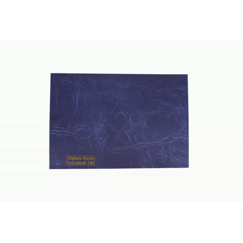 Exacompta Guildhall Loose Leaf Visitors Book Blue