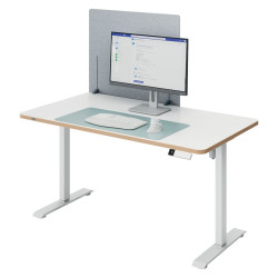 Leitz 61230085 Height Adjustable Desk Divider - 80x70cm