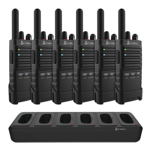 Cobra PX650 2 Way Radio 16 Channel Pack of 6