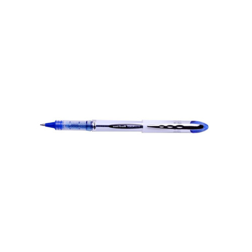 uni-ball Vision Elite 12 Pack Blue 0.8mm Med Nib Rollerball Airplane Safe