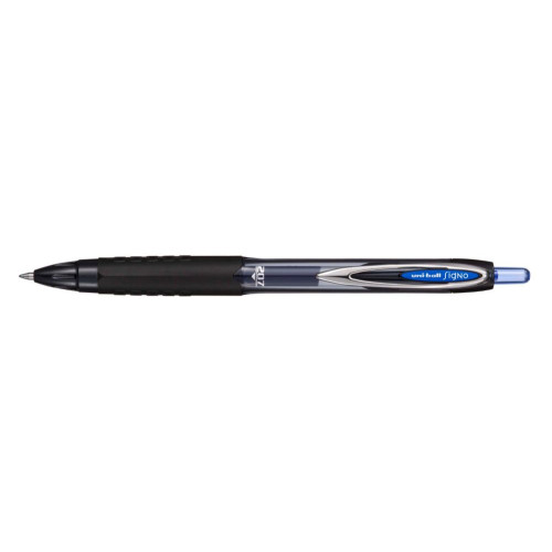 uni-ball Signo 207 12 Pack Blue Retractable 0.7mm Med Nib Rollerball