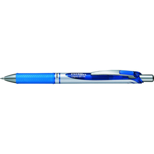 Pentel Energel XM 12 Pack Blue Retractable Gel Rollerball Pen 0.7mm