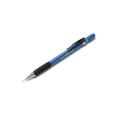 Pentel 120 12 Pack Mechanical Pencil HB 0.7mm Lead Blue Barrel