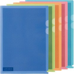 Plus By Pentel 5 Pack Camouflage A4 Polypropylene Folders Assorted