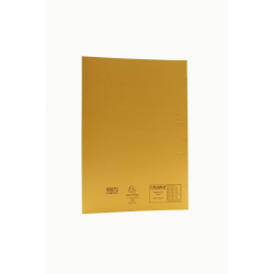 Exacompta Guildhall Square Cut Folder Foolscap Yellow Pack of 100