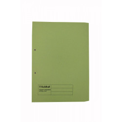 Exacompta Guildhall Pocket Transfer Spring File Green Pack of 25
