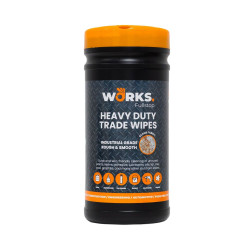 Works Heavy Duty Scrub Trade Wipes Rough and Smooth Tub of 80