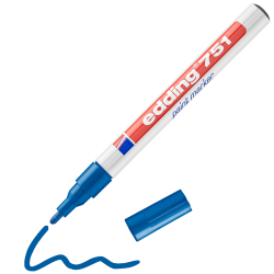 edding 751 Paint marker Blue Box of 10
