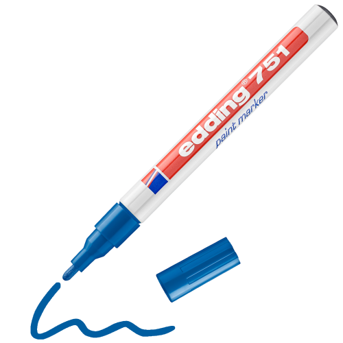 edding 751 Paint marker Blue Box of 10