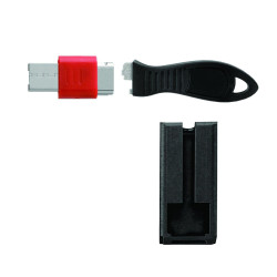 USB Lock W Cable Guard Square