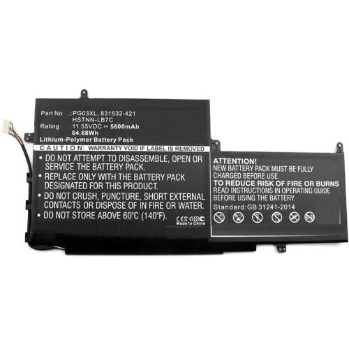 Laptop Battery for HP 64.68Wh