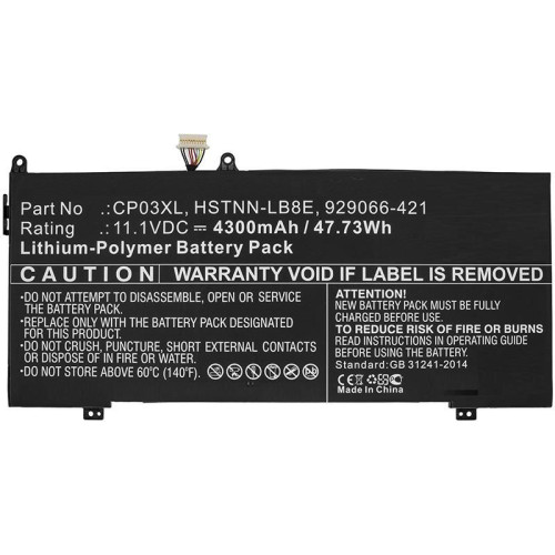 Laptop Battery for HP 55.86Wh