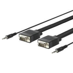 SVGA HD15 3m M-M. 3.5MM