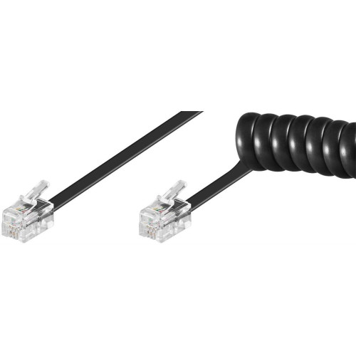 Handset cable, RJ10-RJ10 2m
