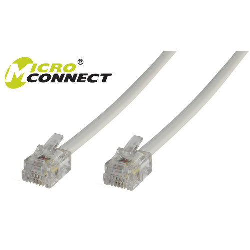 Modular Straight RJ12 6C/6P 2m