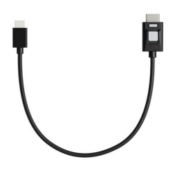 Atomos 4K60 HDR Locking Full HDMI to Mini-HDMI 11.8-Inch Cable for High-Speed Video Transfer (Black)