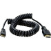 Atomos 19.68 /50cm Coiled Mini HDMI to Full Size HDMI Cable for Ninja Star Recorder