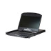 ATEN 8P Short Depth Single Rail LCD KVM SW